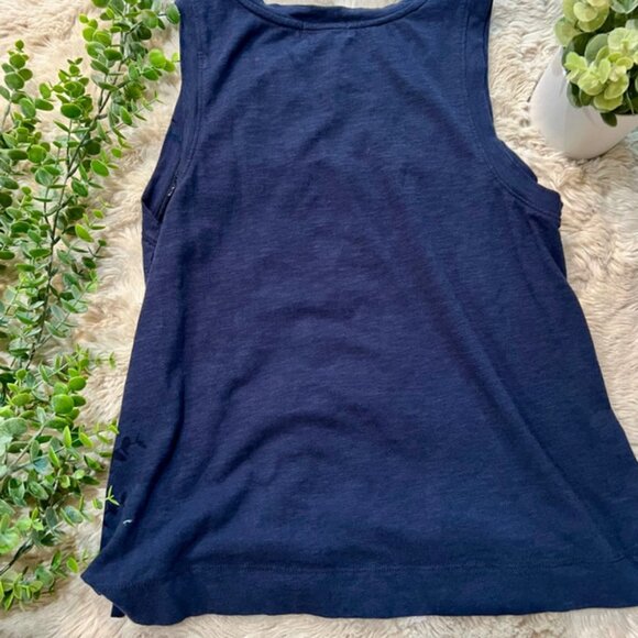Evereve Navy Sleeveless Top – Size S (New Without Tags) - Picture 3 of 3